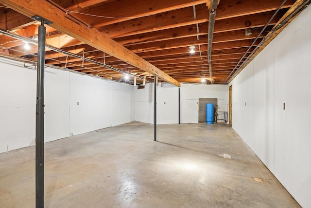 1510 County Road Qq, Mineral Point, WI 53565 - view of unfinished basement