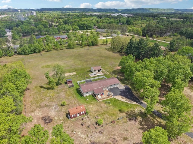 354 Pine Ct, Muscoda, WI 53573 - view from above of property featuring a heavily wooded area