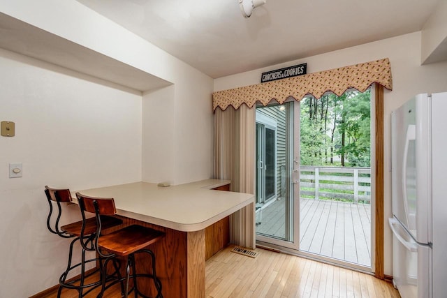 7423 Cedar Creek Trl, Madison, WI 53717 - dining space with light wood finished floors