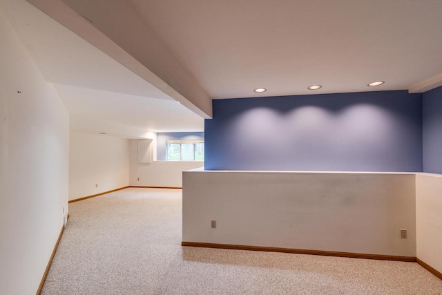 7423 Cedar Creek Trl, Madison, WI 53717 - unfurnished room featuring carpet, baseboards, and recessed lighting