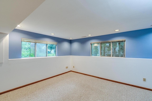 7423 Cedar Creek Trl, Madison, WI 53717 - carpeted spare room with recessed lighting and baseboards