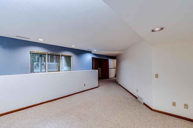 7423 Cedar Creek Trl, Madison, WI 53717 - carpeted empty room featuring baseboards and recessed lighting