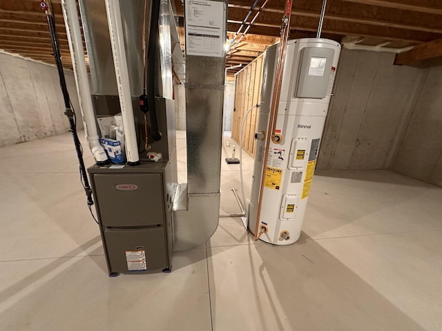 959 Sully Way, Sheboygan Falls, WI 53085 - utility room featuring heating unit