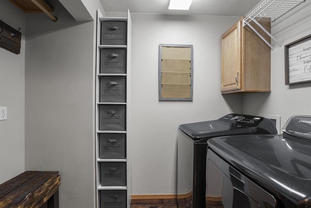 W5841 Easter Lily Dr, Appleton, WI 54915 - laundry area with cabinet space and independent washer and dryer