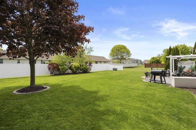 W5841 Easter Lily Dr, Appleton, WI 54915 - view of yard featuring a pergola
