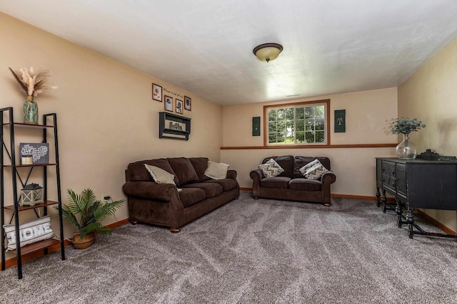 1320 Raymond Ct, Platteville, WI 53818 - living room featuring carpet floors and baseboards