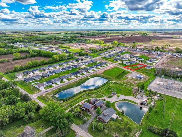 1732 Patriot Way, Neenah, WI 54956 - aerial overview of property's location with a large body of water