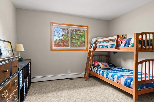 1651 4th St, Port Edwards, WI 54469 - bedroom with a baseboard heating unit and carpet