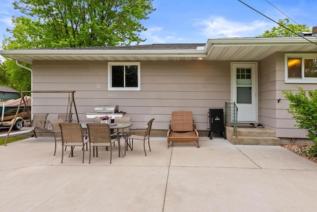 1651 4th St, Port Edwards, WI 54469 - view of patio / terrace featuring outdoor dining space and a grill