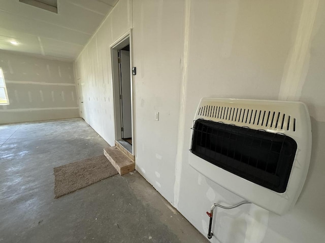 941 Colt Dr, Belleville, WI 53508 - detailed view of heating unit and unfinished concrete flooring