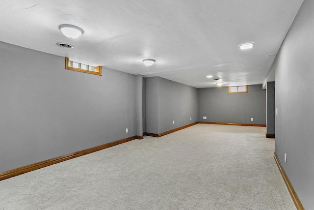 4705 Winnequah Rd, Monona, WI 53716 - below grade area featuring carpet floors and baseboards