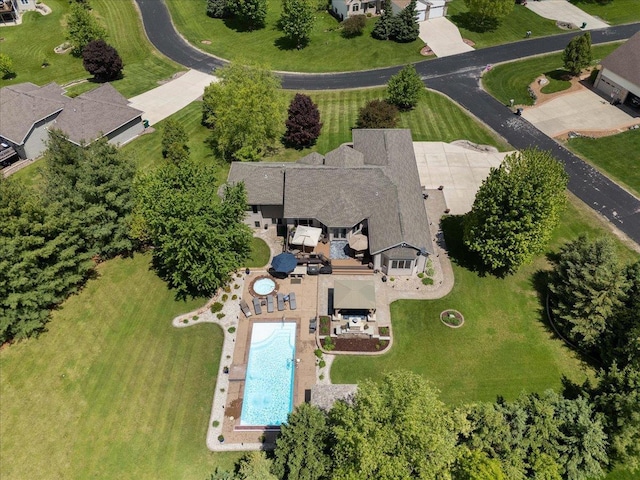 7197 Welford Pl, Sun Prairie, WI 53590 - aerial view of property's location featuring a pool
