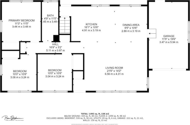109 Cherry St, Edgerton, WI 53534 - property floor plan