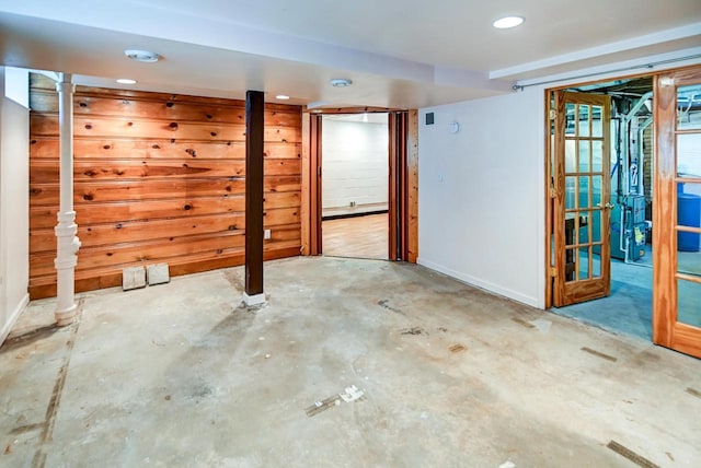 613 Anthony Ln, Madison, WI 53711 - finished below grade area featuring baseboards and recessed lighting