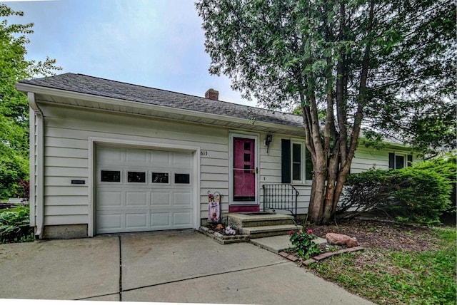 613 Anthony Ln, Madison, WI 53711 - single story home featuring driveway, a chimney, and a garage