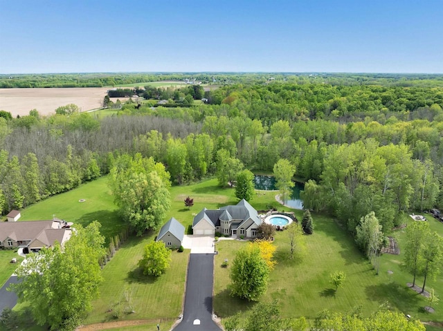 8373 Serenity Ln, Pulaski, WI 54162 - view of subject property featuring a forest