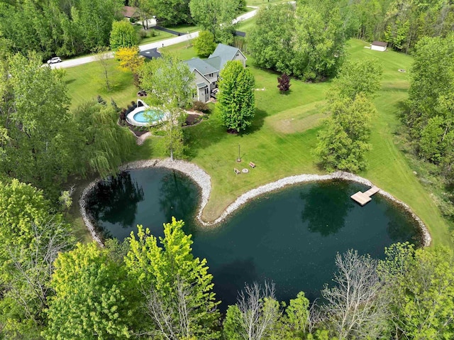 8373 Serenity Ln, Pulaski, WI 54162 - aerial view of a large body of water