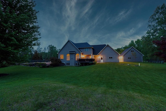 8373 Serenity Ln, Pulaski, WI 54162 - view of front facade featuring a front yard