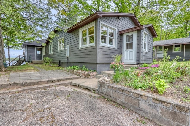 N5757 Division Ave, Stone Lake, WI 54876 - view of front of property with entry steps