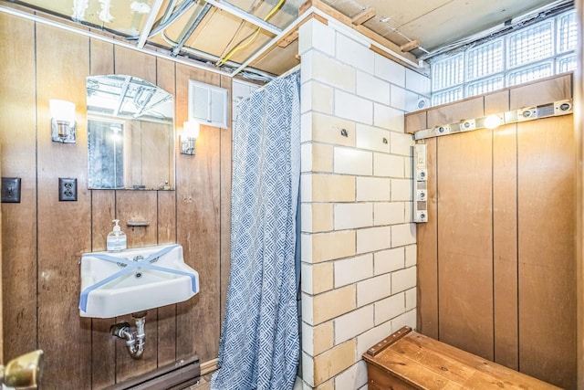 3559 E Van Norman Ave, Cudahy, WI 53110 - full bath with a shower with shower curtain