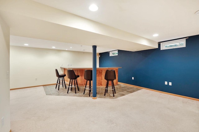 530 Dapin Rd, Madison, WI 53704 - indoor bar with carpet floors and recessed lighting