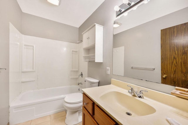 530 Dapin Rd, Madison, WI 53704 - bathroom with tile patterned flooring, vanity, and bathing tub / shower combination