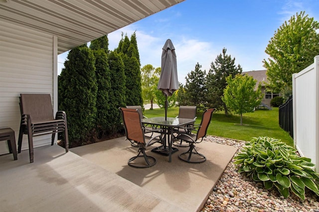 1308 Lavender Ln, Appleton, WI 54915 - view of patio / terrace with outdoor dining space