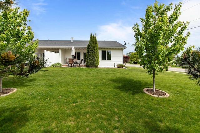 1308 Lavender Ln, Appleton, WI 54915 - rear view of property featuring a patio area