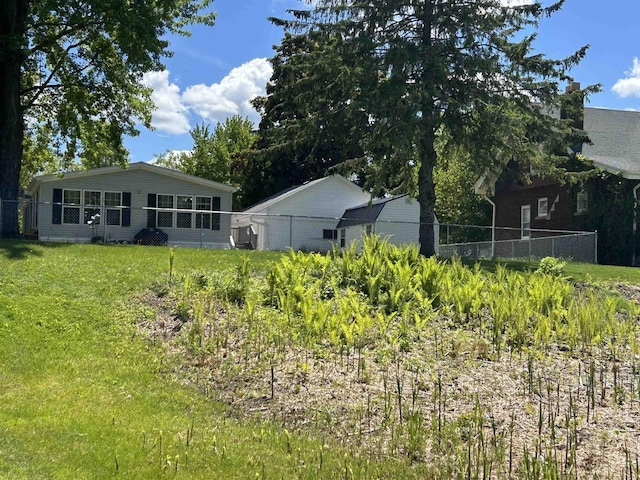 715 Oak St, Shawano, WI 54166 - view of rear view of property