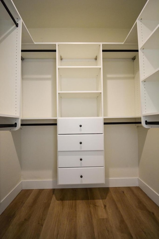 4200 E Lake Vista Blvd, Oak Creek, WI 53154 - spacious closet featuring dark wood-style flooring