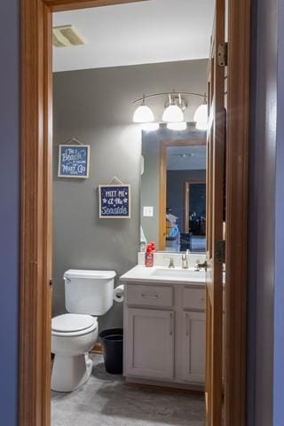 516 Prairie Point Dr, Poplar Grove, IL 61065 - bathroom with vanity and toilet