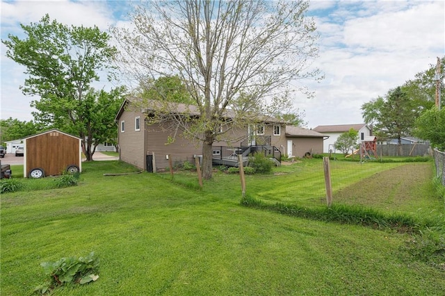 12924 Thomas St, Osseo, WI 54758 - view of yard