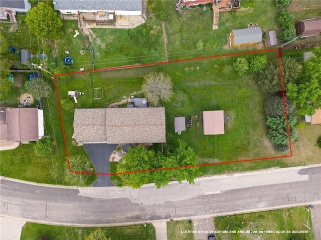 12924 Thomas St, Osseo, WI 54758 - aerial overview of property's location featuring property parcel outlined