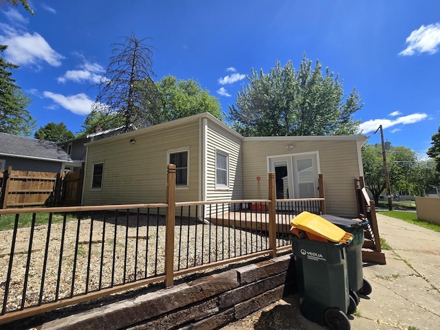 605 Monroe St, Fort Atkinson, WI 53538 - view of rear view of house