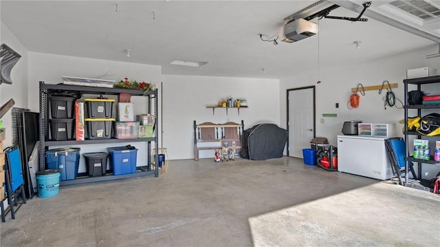 18925 63rd Ave Unit A1, Chippewa Falls, WI 54729 - garage featuring a garage door opener