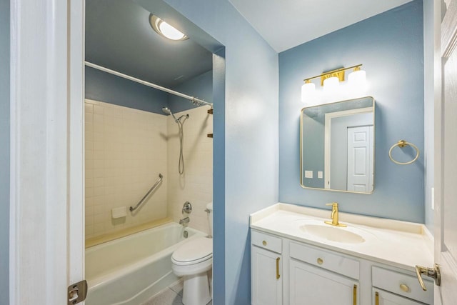 1402 Wheeler Rd Unit A, Madison, WI 53704 - bathroom featuring vanity, shower / washtub combination, and toilet