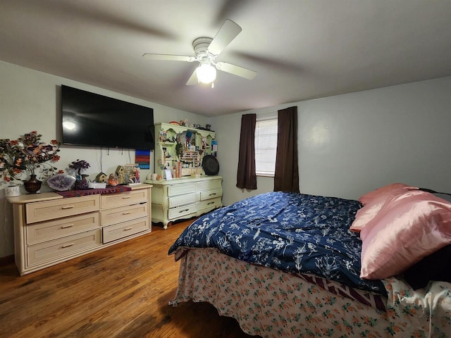 1130 10th St S, Wisconsin Rapids, WI 54494 - bedroom featuring wood finished floors and a ceiling fan
