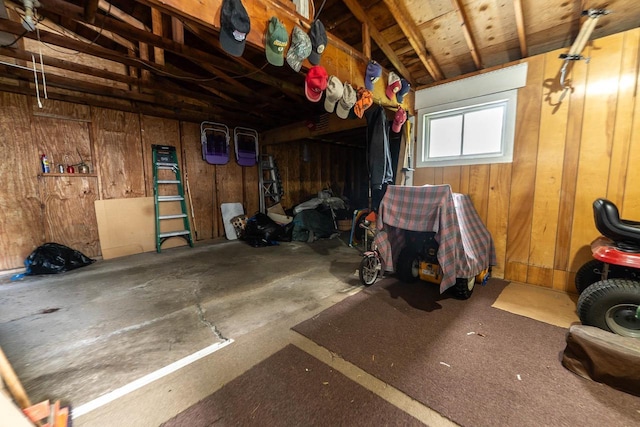 1816 Goodland Ave, Tomah, WI 54660 - garage with wooden walls