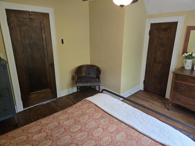 3609 Gregory St, Madison, WI 53711 - bedroom featuring wood finished floors and baseboards