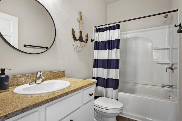 972 Margarets Way, Belleville, WI 53508 - full bath featuring vanity, toilet, and shower / bathtub combination with curtain