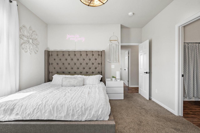 972 Margarets Way, Belleville, WI 53508 - bedroom with baseboards and carpet floors