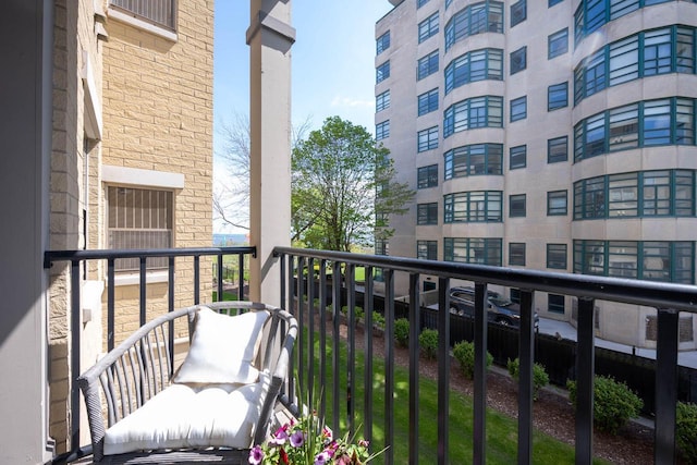 1300 N Prospect Ave Unit 205, Milwaukee, WI 53202 - view of balcony