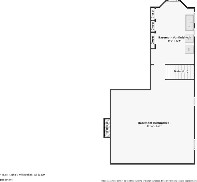 4182 N 13th St, Milwaukee, WI 53209 - property floor plan