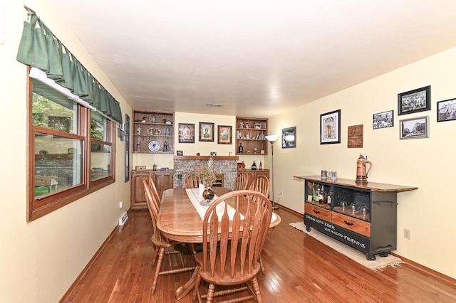 7538 S 74th St, Franklin, WI 53132 - dining room featuring wood finished floors and baseboards