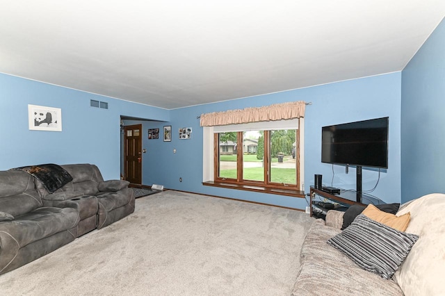 7538 S 74th St, Franklin, WI 53132 - living area featuring carpet floors and baseboards