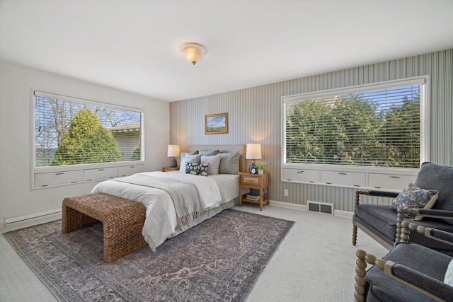 4696 N Lake Dr, Whitefish Bay, WI 53211 - bedroom with carpet and baseboards