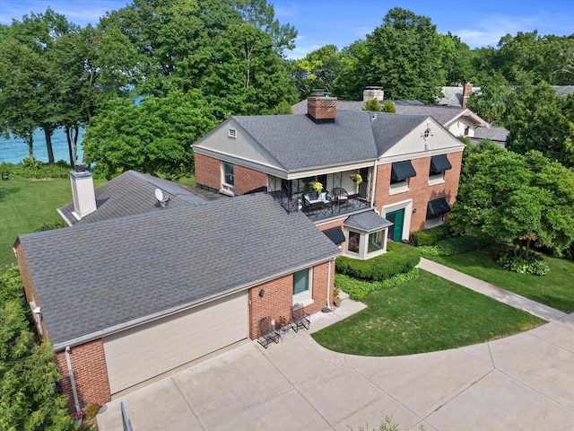 4696 N Lake Dr, Whitefish Bay, WI 53211 - aerial view of property and surrounding area