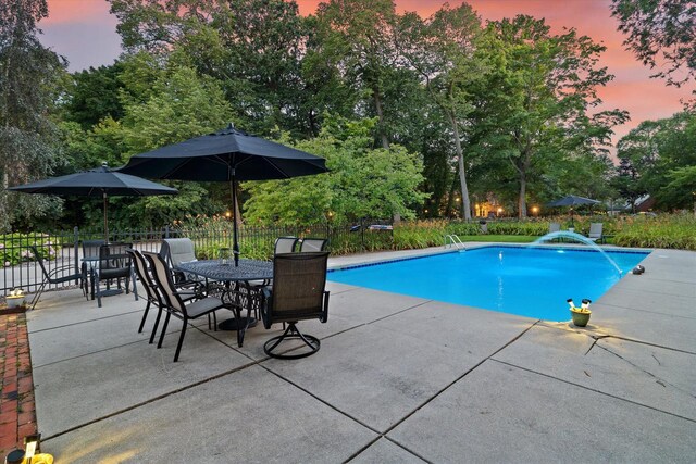 4696 N Lake Dr, Whitefish Bay, WI 53211 - view of pool with a patio