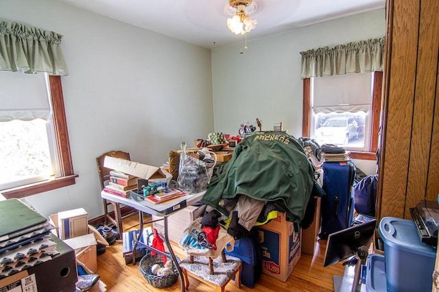 917 Whitewater Ave, Fort Atkinson, WI 53538 - bedroom with multiple windows and wood finished floors