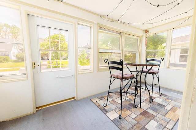 150 S James St, Waukesha, WI 53186 - sunroom / solarium with carpet and baseboards